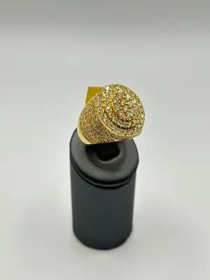 10KT MENS DIAMOND RING