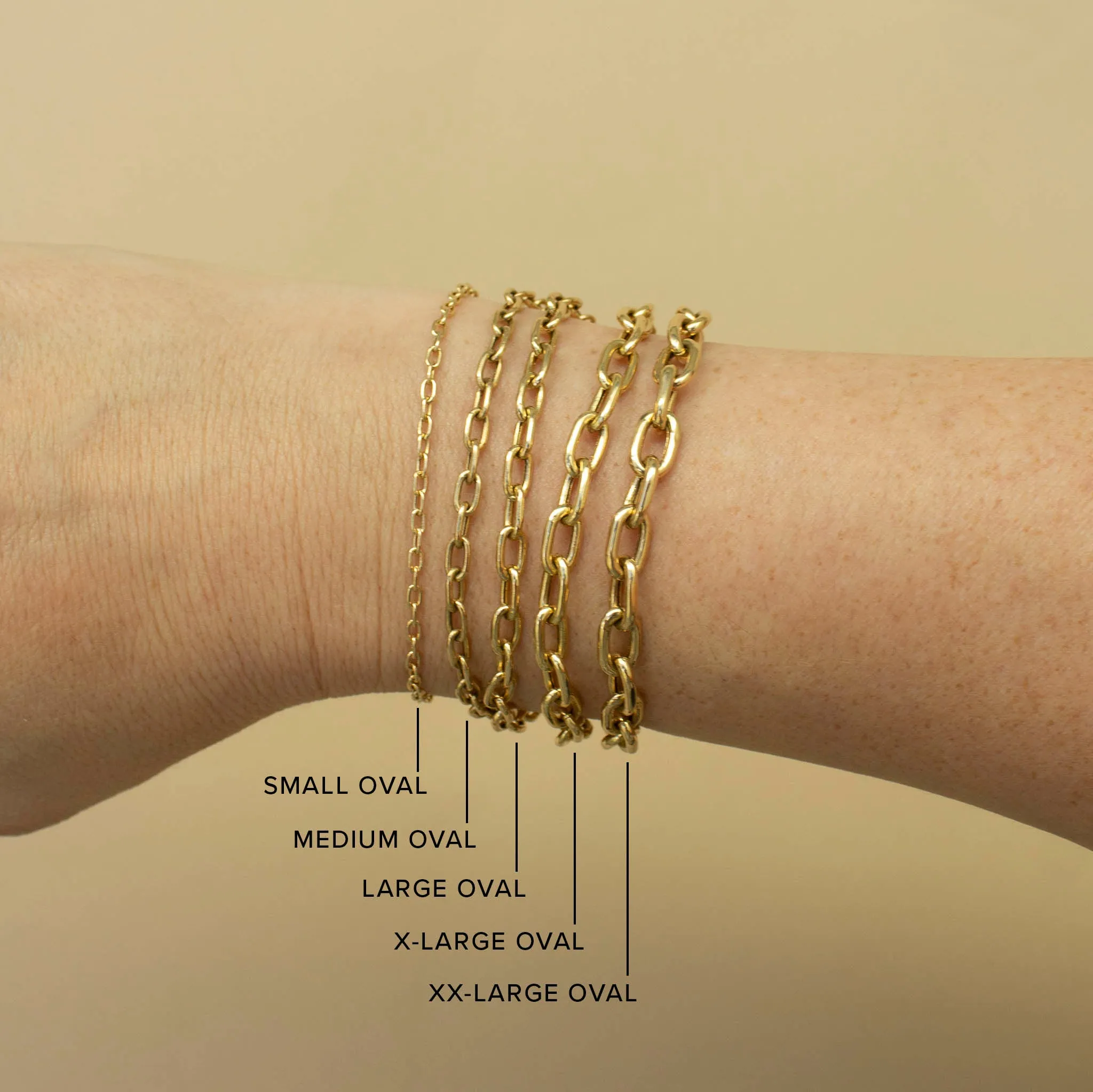 14k Small Square Oval Chain Diamond Bezel Bracelet