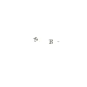 14k White Gold .23ct G VVS2 /.23ct G VS2 Round Diamond Stud Earrings Certified by GIA #6197685787 G VVS2 / GIA # 2195686589 G VS2