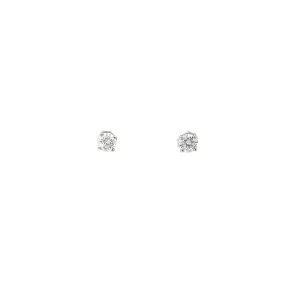 14k White Gold .49ct J/I VVS2 Round Diamond Total Weight Stud Earrings Certified By GIA .25ct JVVS2 #6197685821 and .24ct  I VVS2 #2191685828