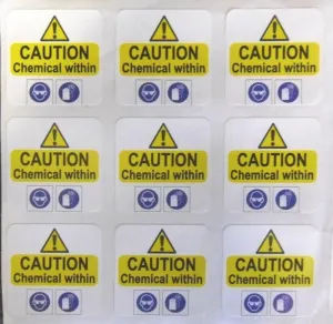 150mm Square Printed Labels