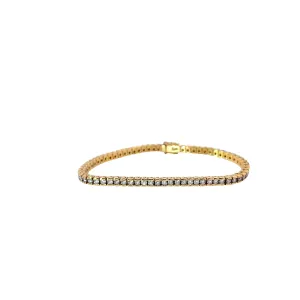 18k Rose Gold 3.00ct VS2 Natural Pink Diamond Bracelet
