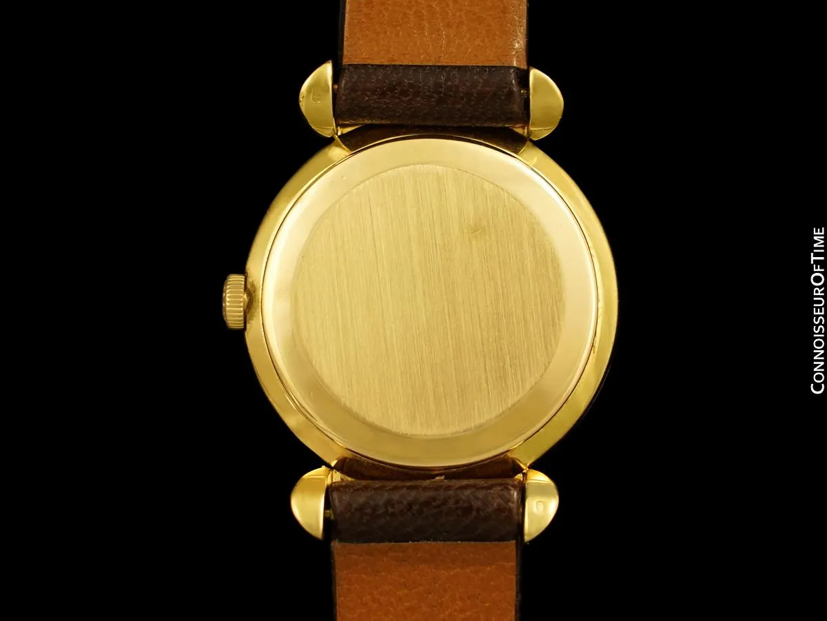 1962 Patek Philippe Vintage Mens Midsize Handwound Dress Watch, Ref. 3442 - 18K Gold with Papers