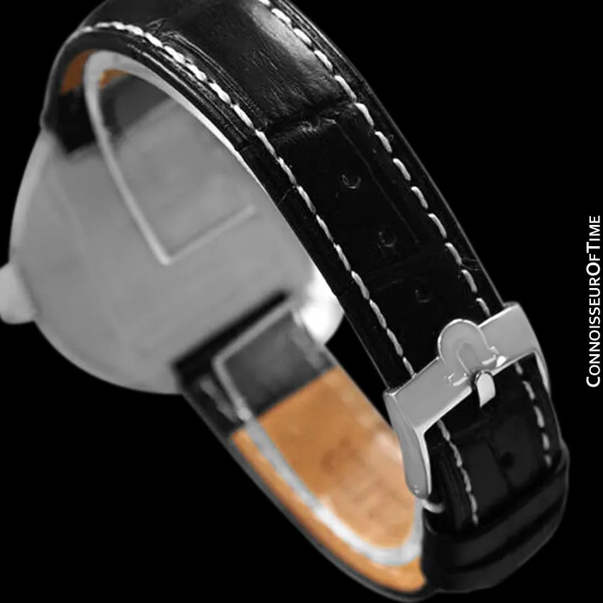 1970's Omega De Ville Vintage Mens Rare Extra Large 40mm "Disco Volante" Watch - Stainless Steel