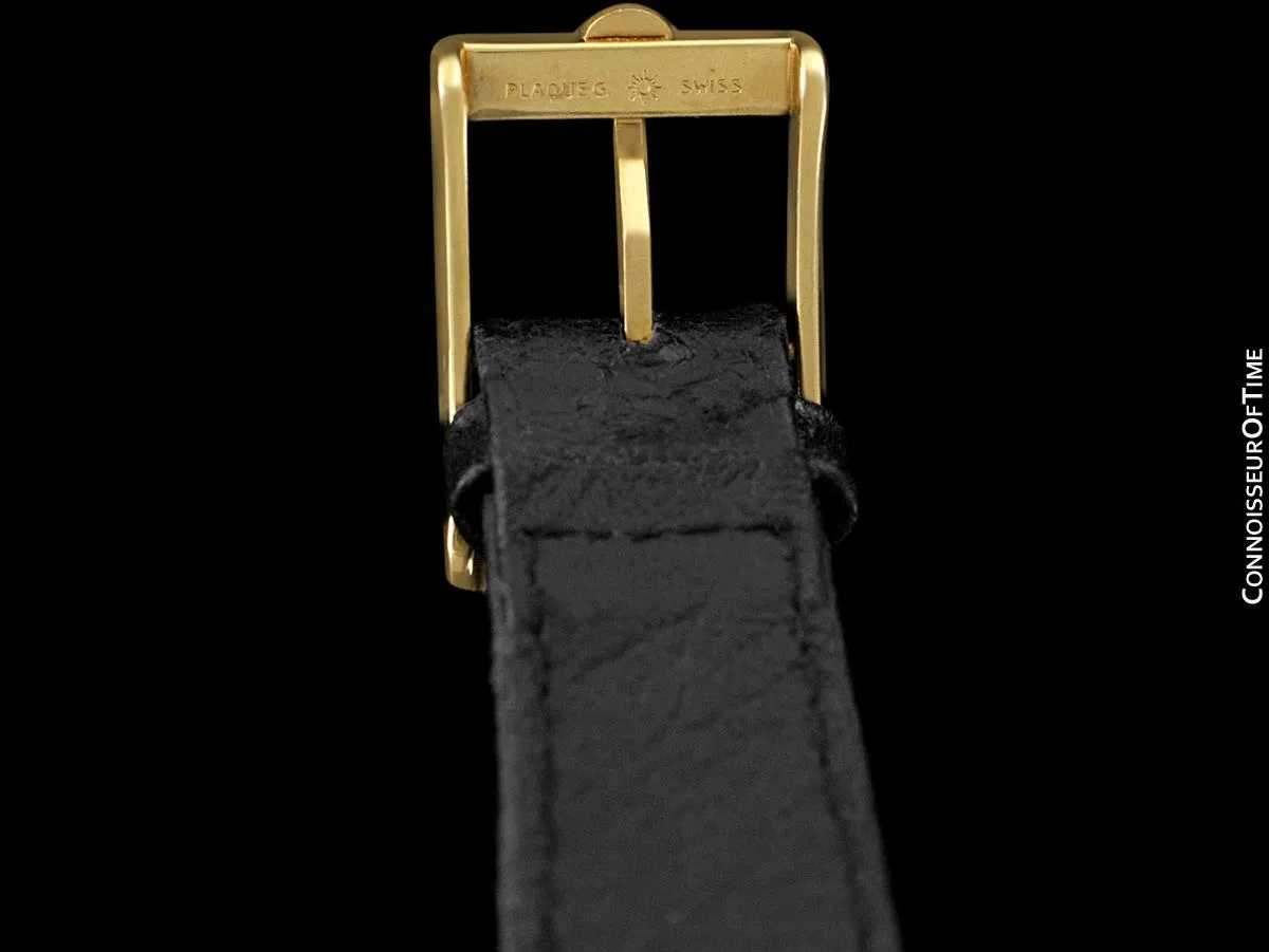 1971 Omega De Ville Mens Automatic "Super Emerald" Modern Watch By Andrew Grima - 18K Gold Plated