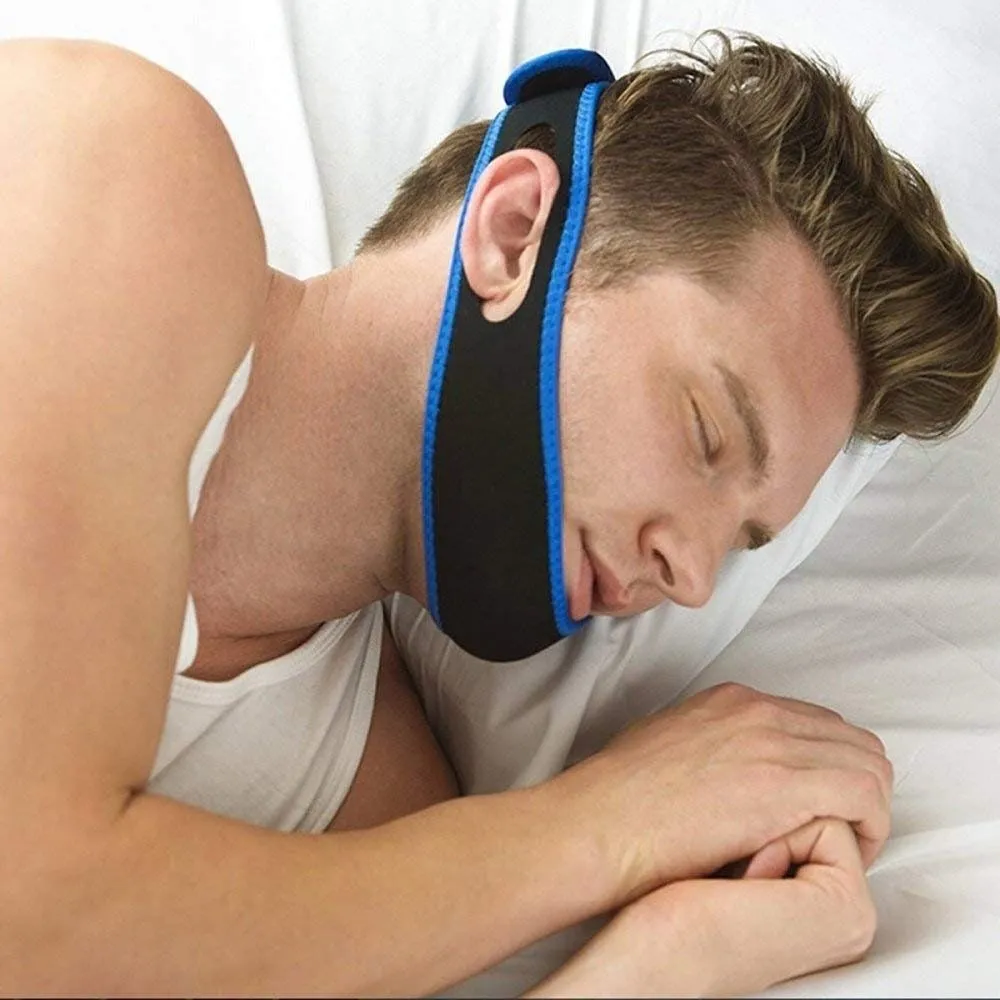 2 Pack -Snore Chin Strap & MouthGuard