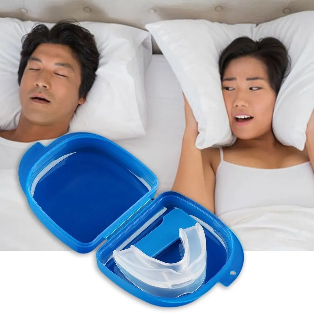 2 Pack -Snore Chin Strap & MouthGuard