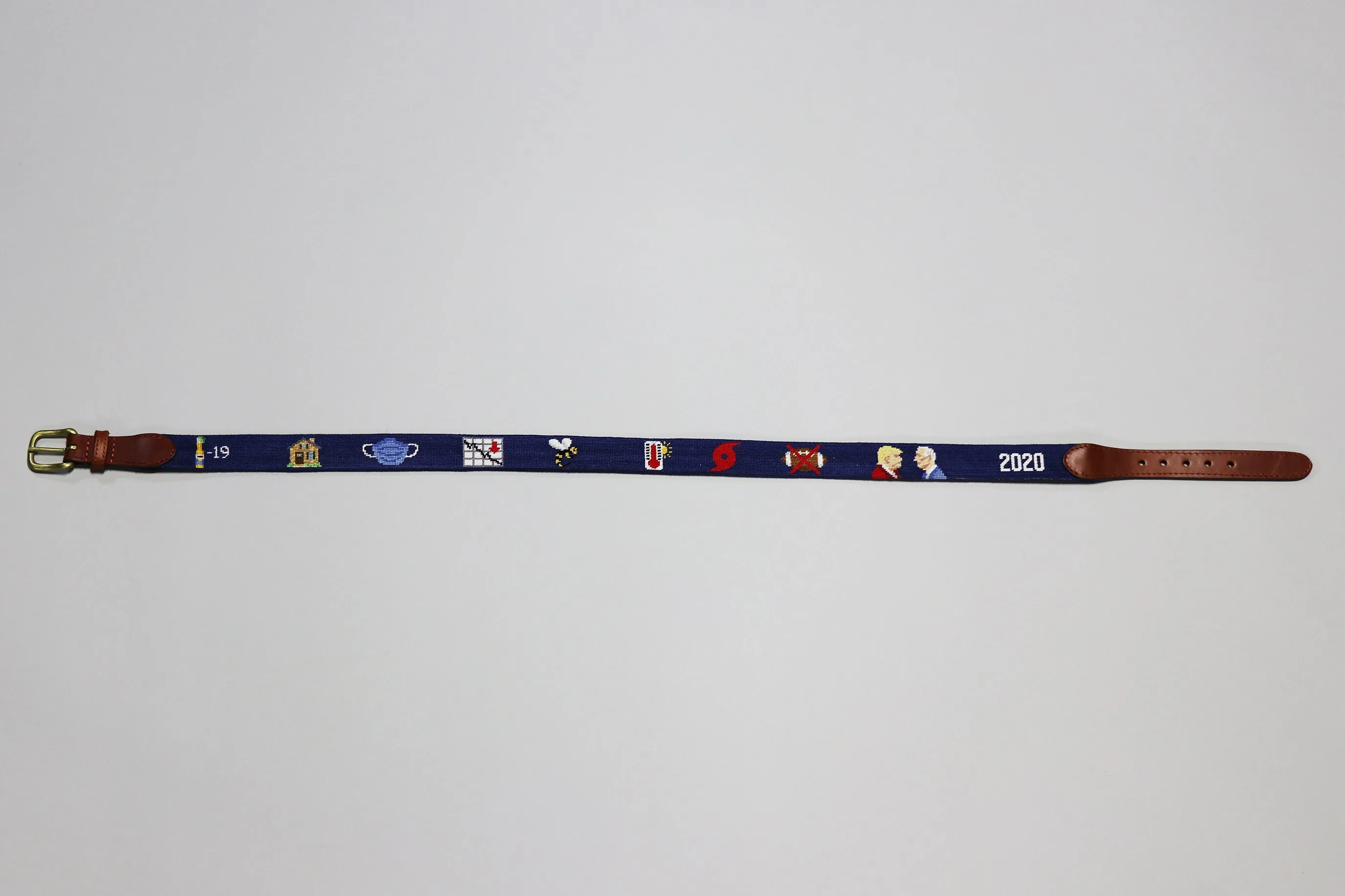 2020 Life Belt Needlepoint Belt
