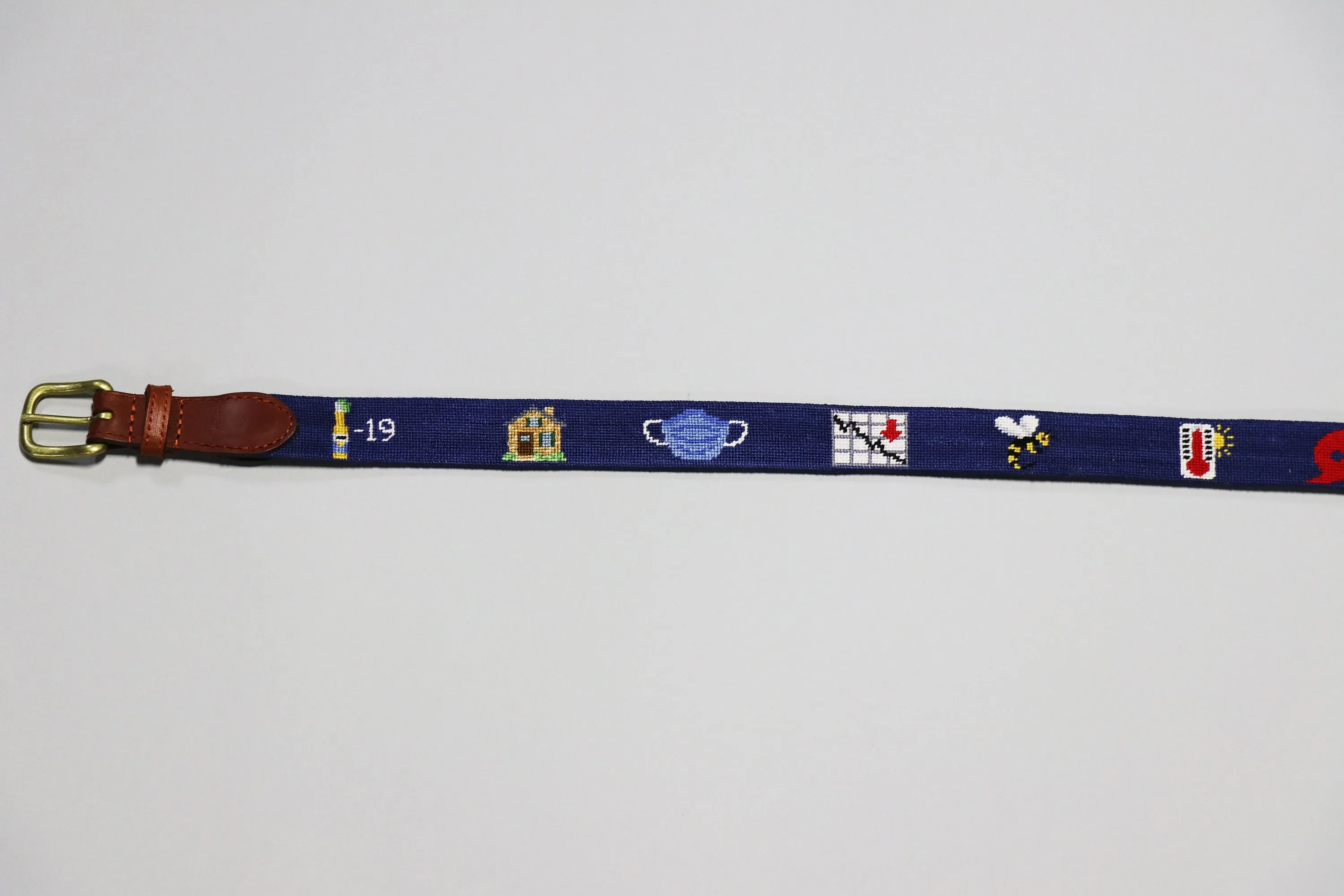 2020 Life Belt Needlepoint Belt