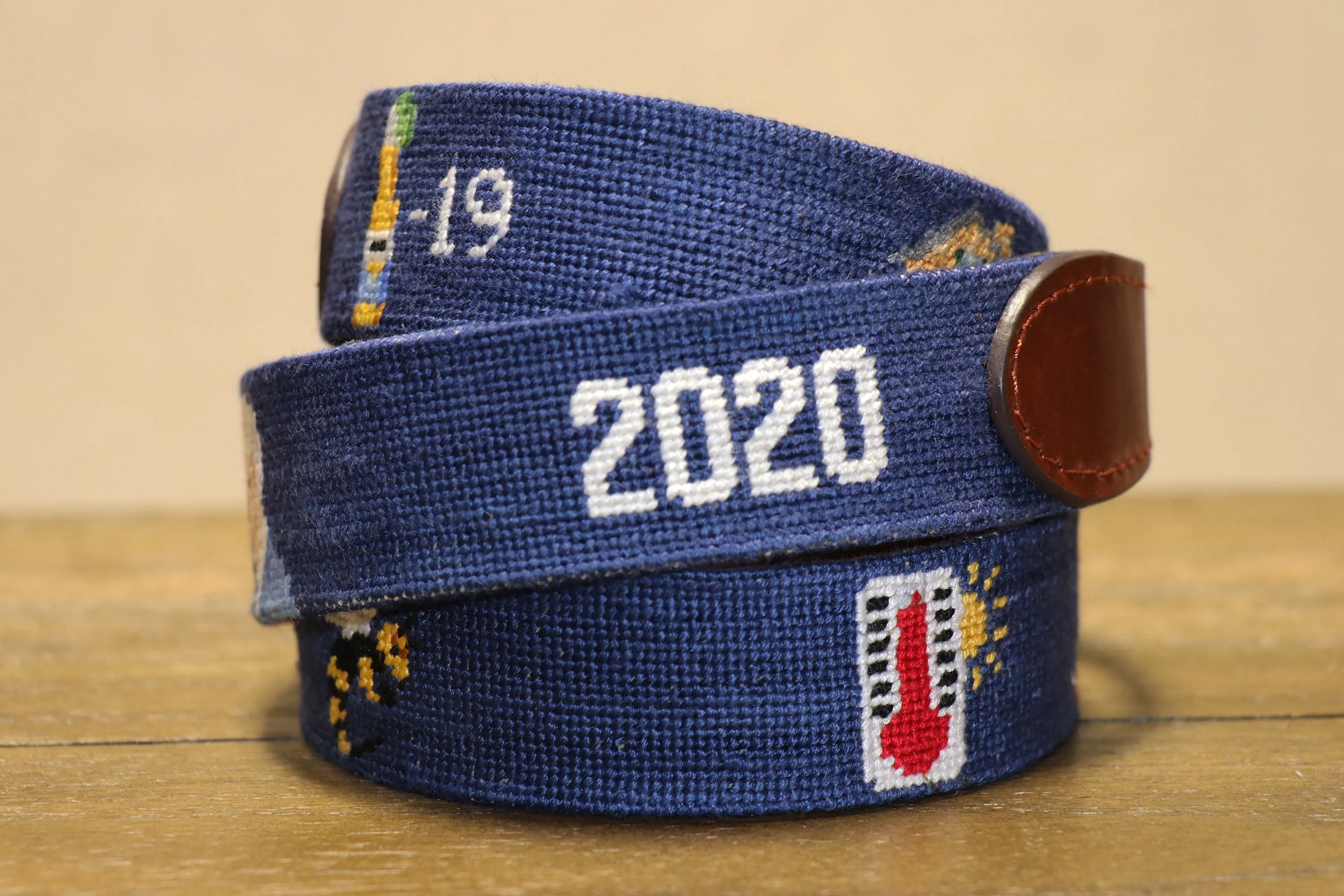 2020 Life Belt Needlepoint Belt