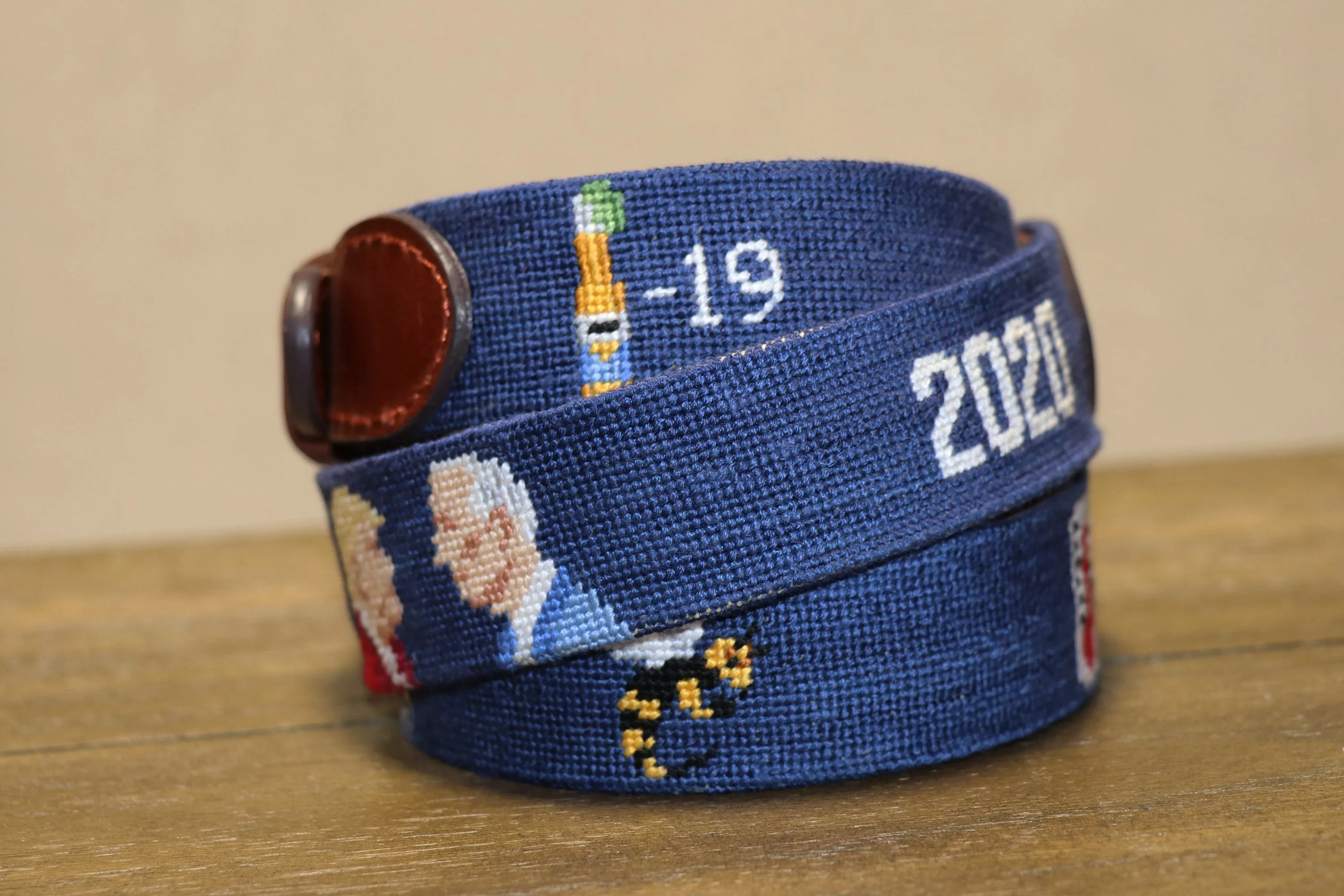 2020 Life Belt Needlepoint Belt