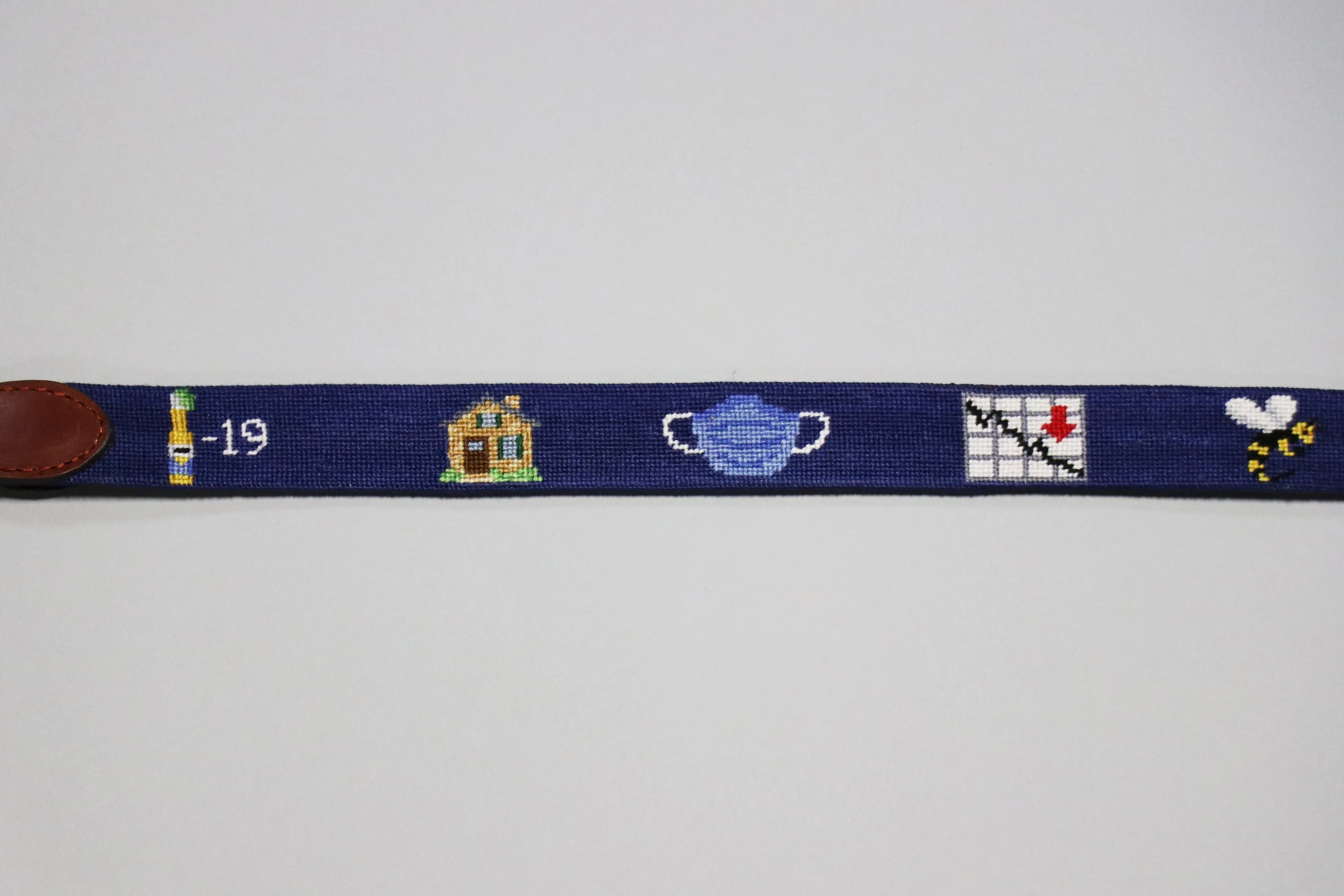 2020 Life Belt Needlepoint Belt