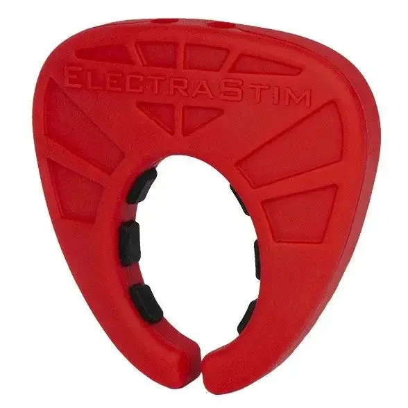 3-inch Electrastim Red Silicone Fusion Viper Bipolar Cock Ring