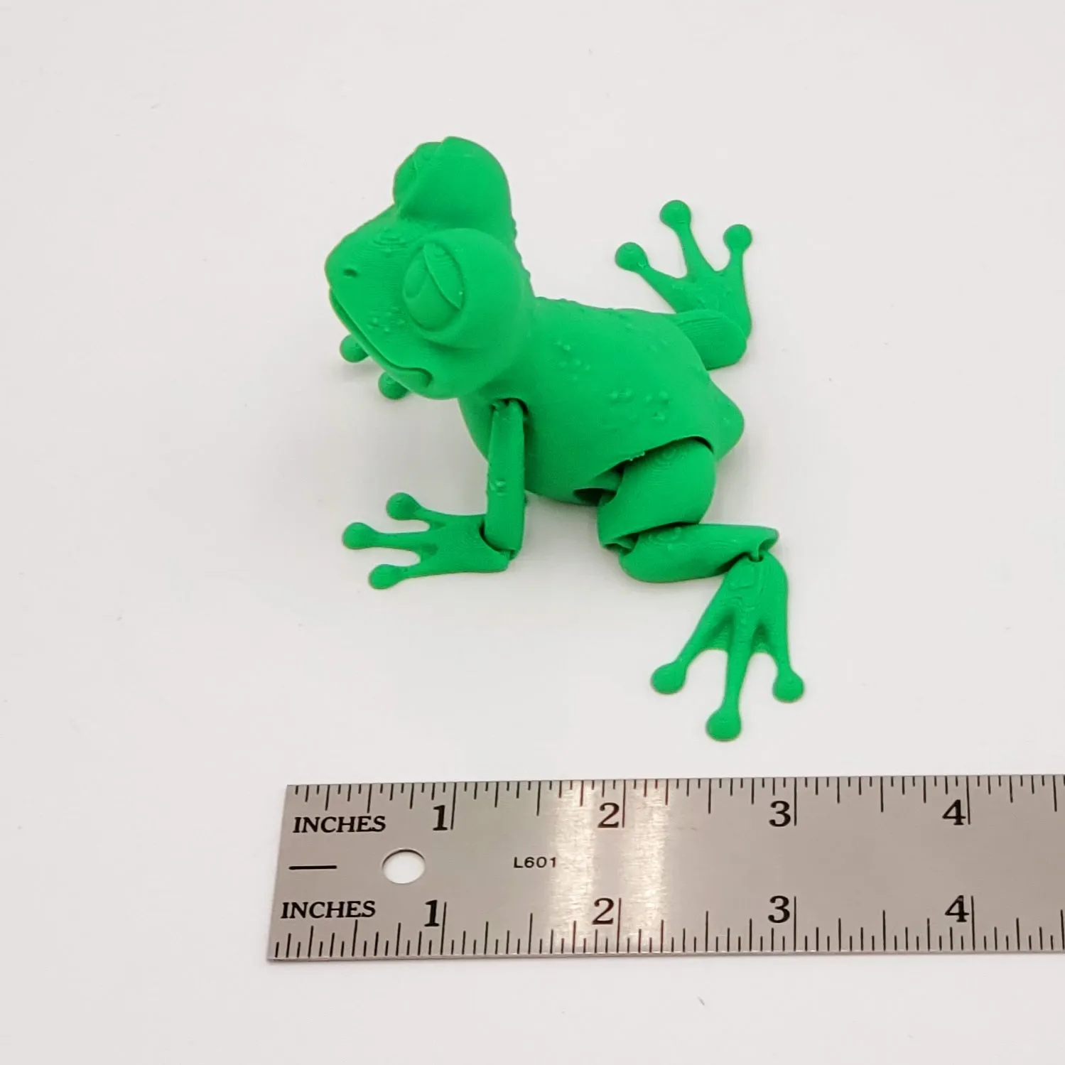 3D Printed -Medium Green Frog
