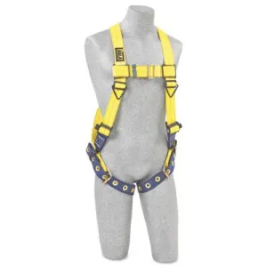 3M™ Delta Full Body Harness, Back D-Ring, Medium, Tongue Buckles, 1106015