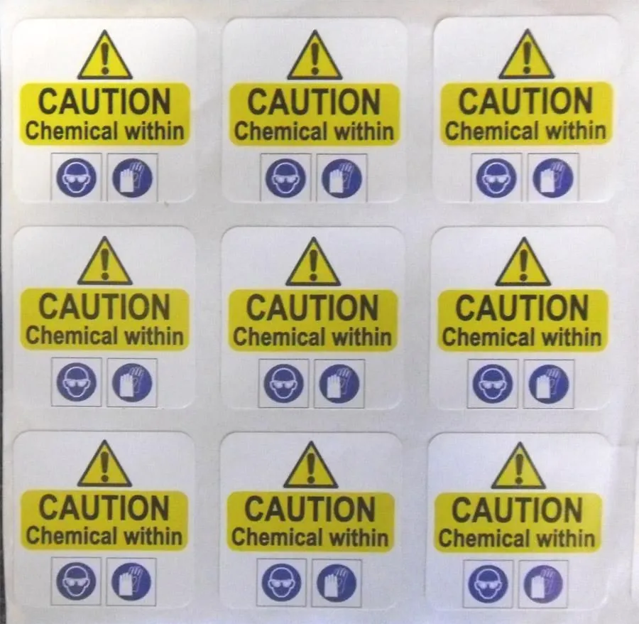 50mm Square Printed Labels