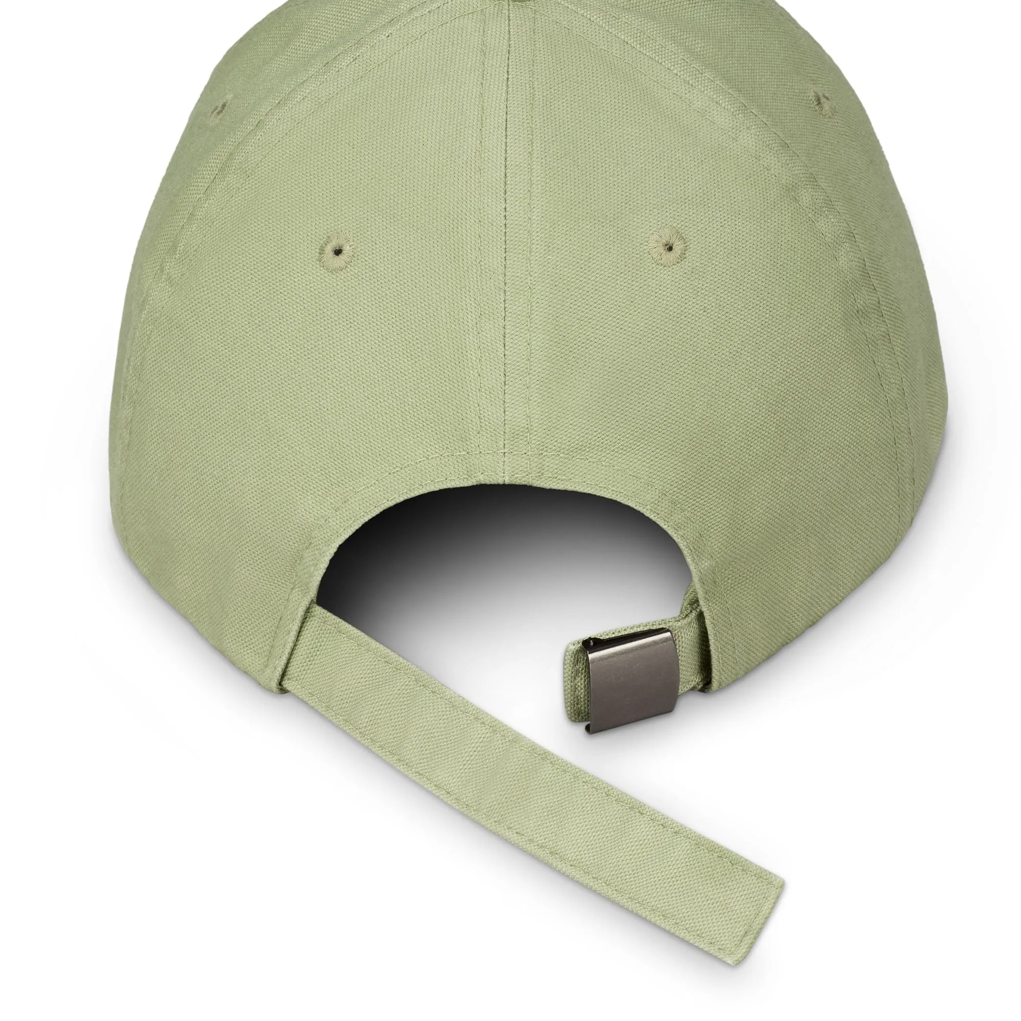 6 Panel Hat Club Cap (Oil Green/White)