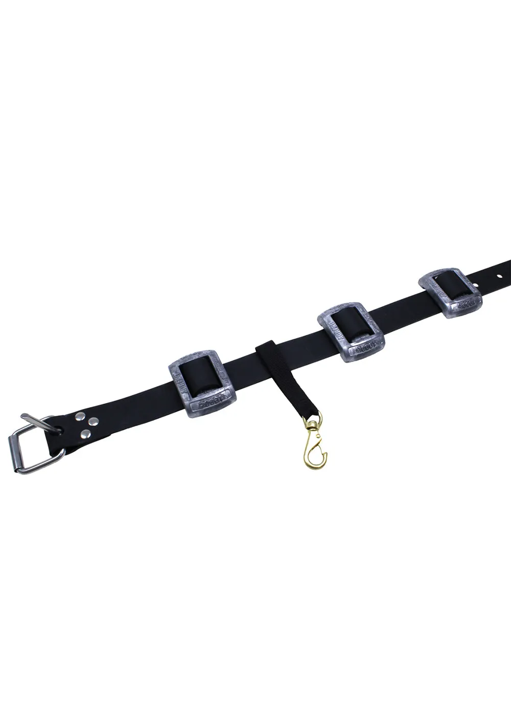 Adreno Spearfishing Weight Belt Pack w/ Brass Clip & Lanyard - Combo