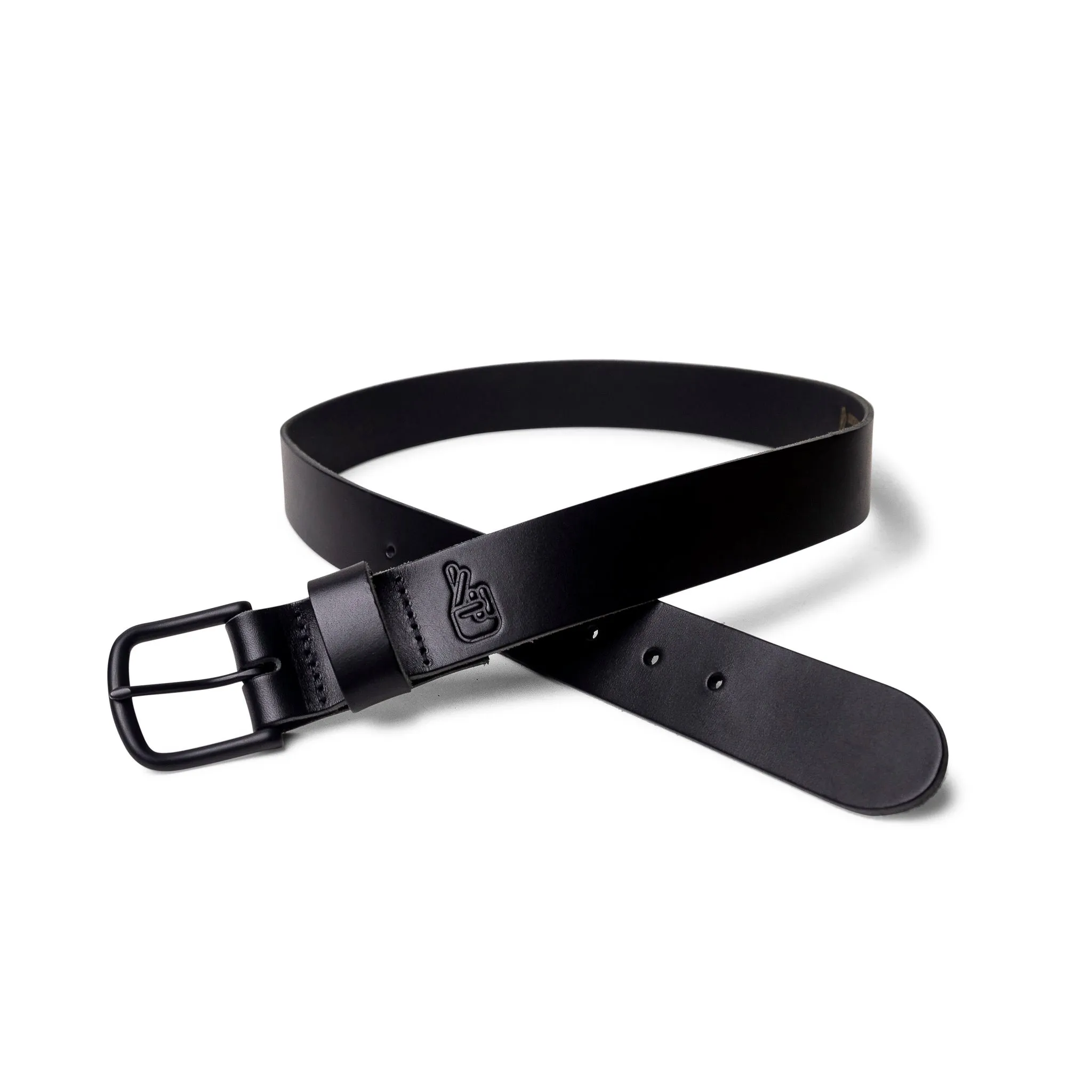 Adventure Leather Belt - Blackout