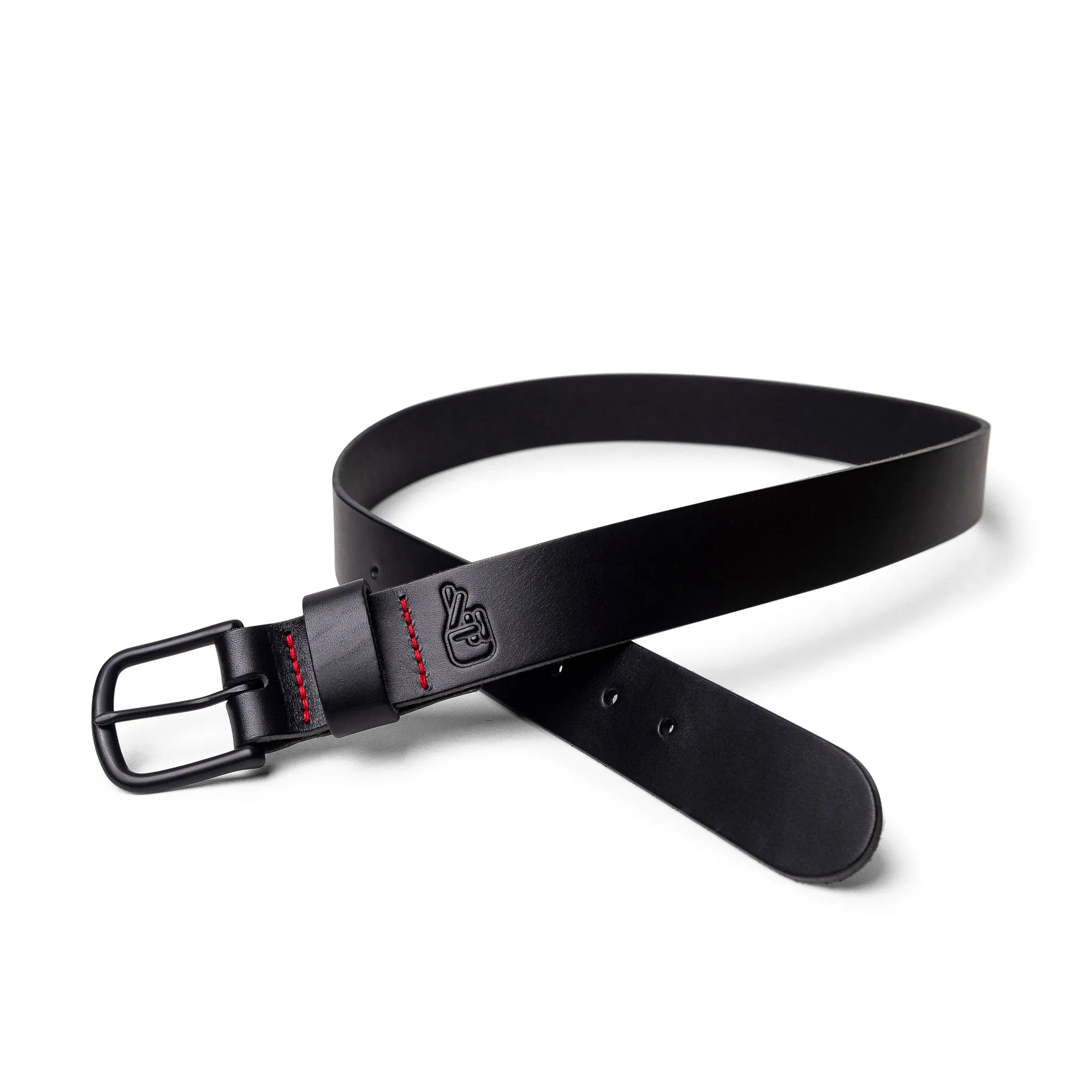 Adventure Leather Belt - Blackout