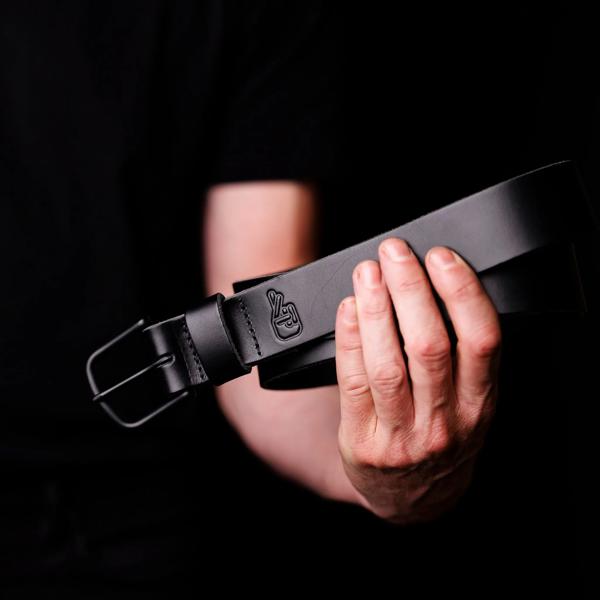 Adventure Leather Belt - Blackout