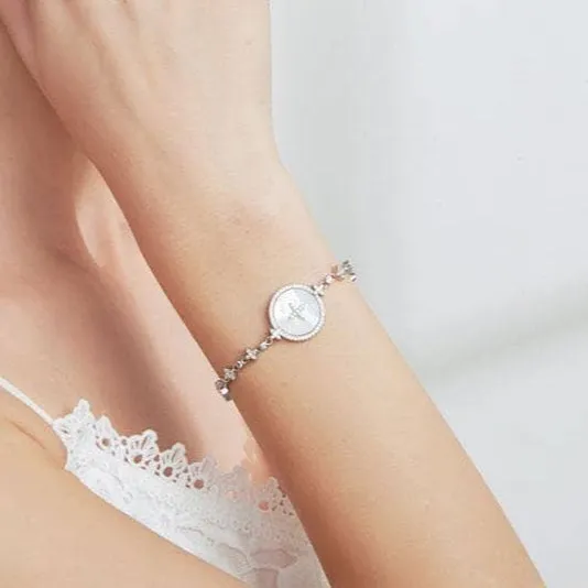 Albina Star Setting with Diamonds Adjustable Bracelet
