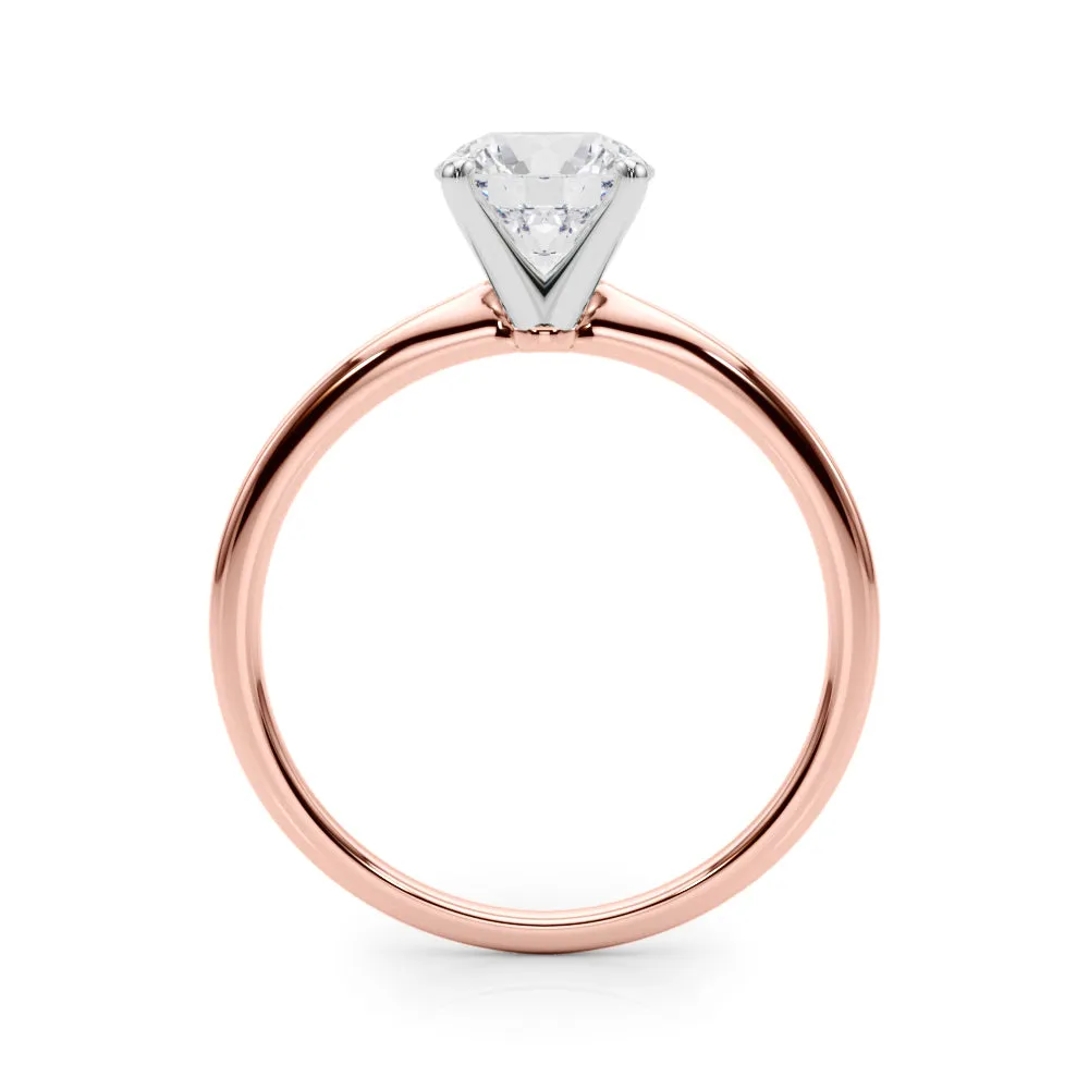 Angelica Round Solitaire Engagement Ring