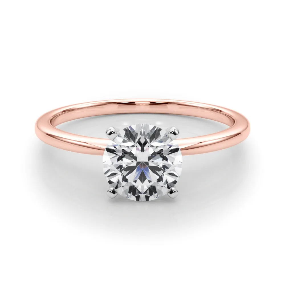 Angelica Round Solitaire Engagement Ring