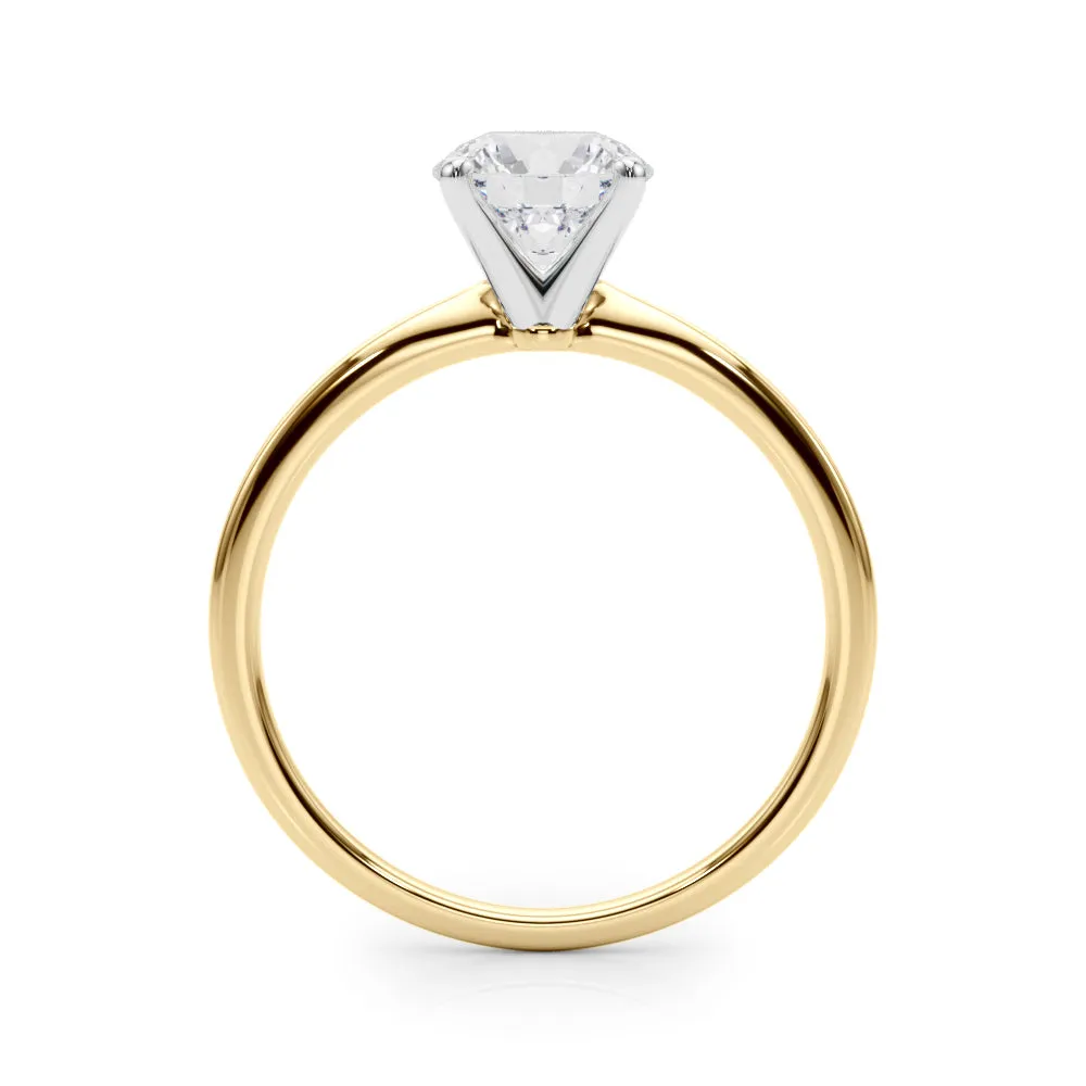 Angelica Round Solitaire Engagement Ring