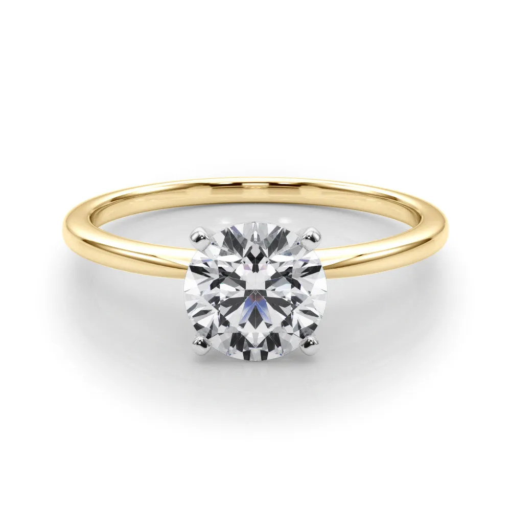 Angelica Round Solitaire Engagement Ring