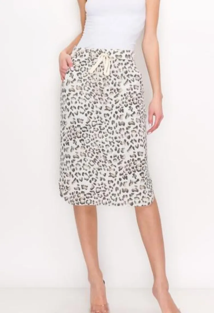 Animal Instinct Skirt in Grey