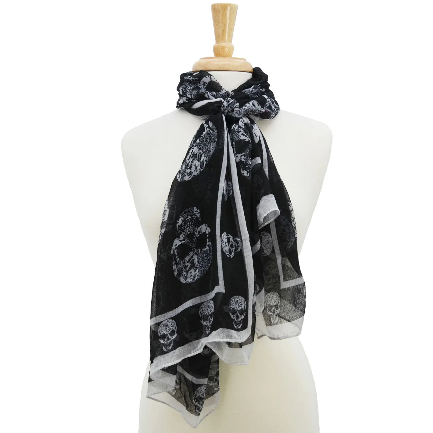 Aria Skull Print Scarf