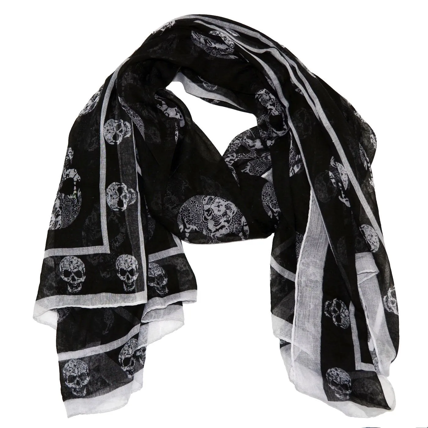 Aria Skull Print Scarf