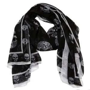 Aria Skull Print Scarf