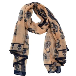 Aria Skull Print Scarf