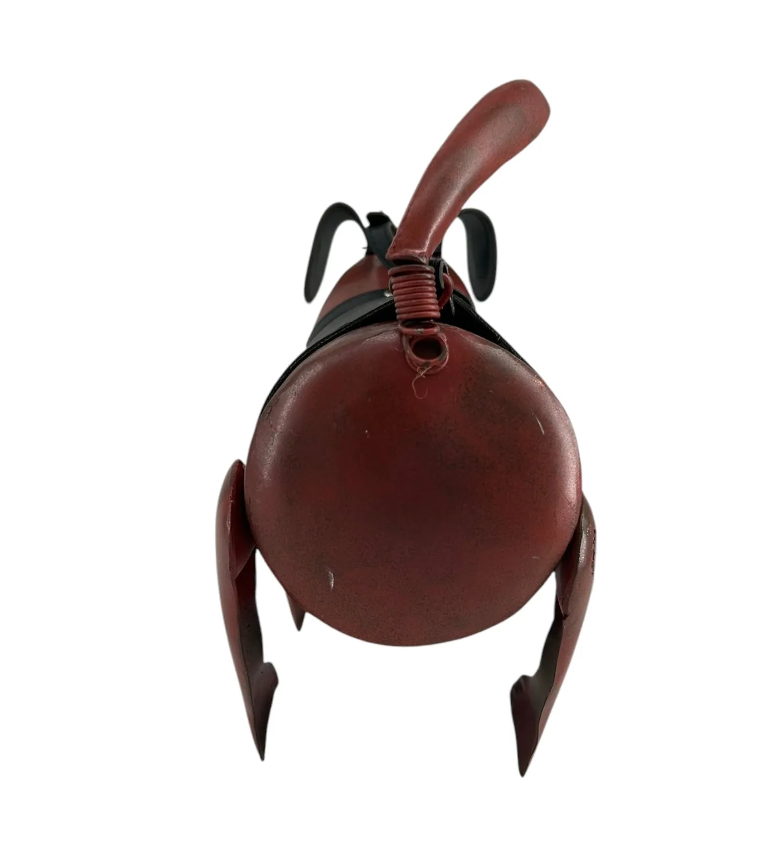 Art to Wear Hand Crafted Metal Dog Purse "Spike" in Brown