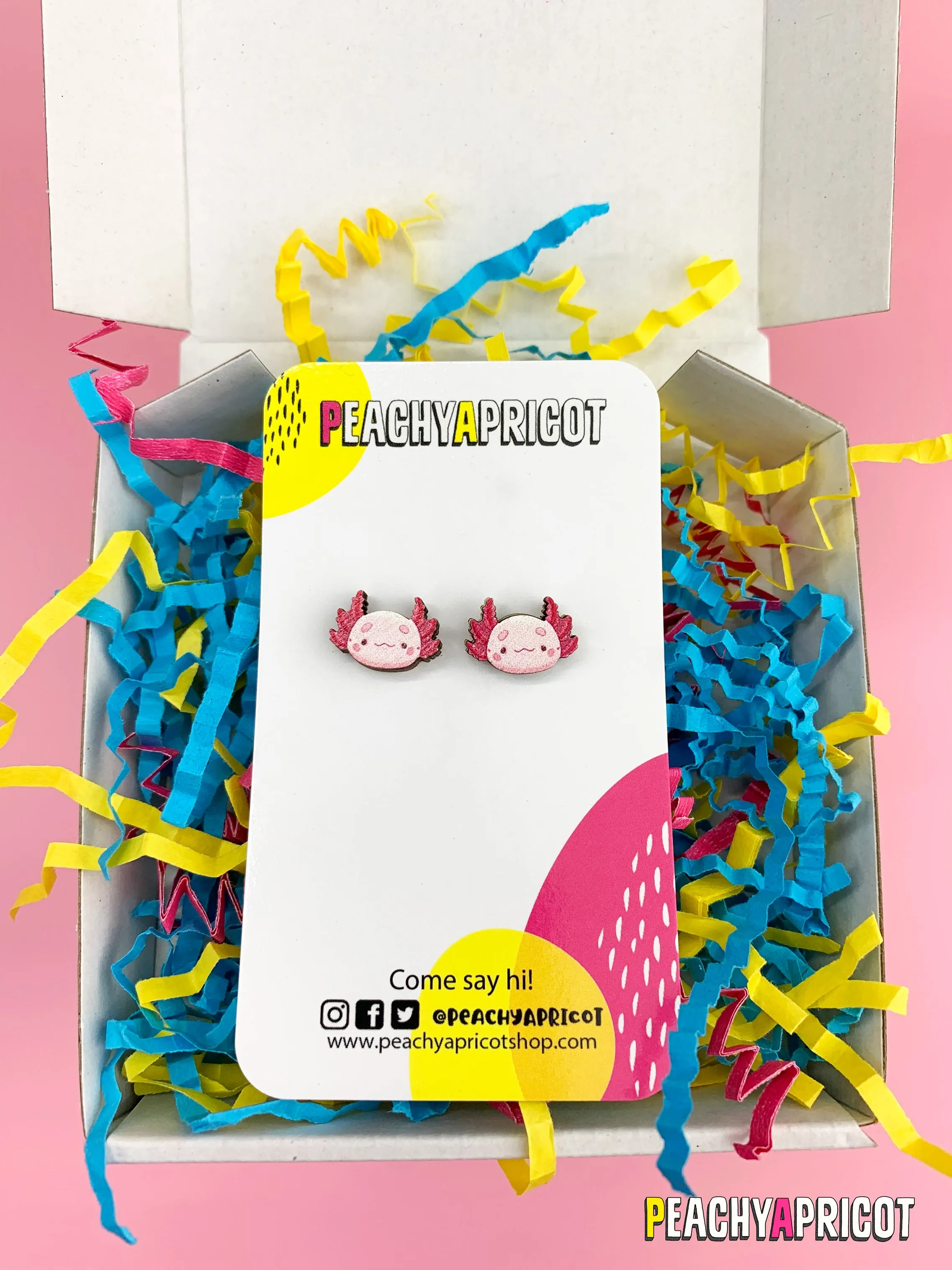 Axolotl Earrings