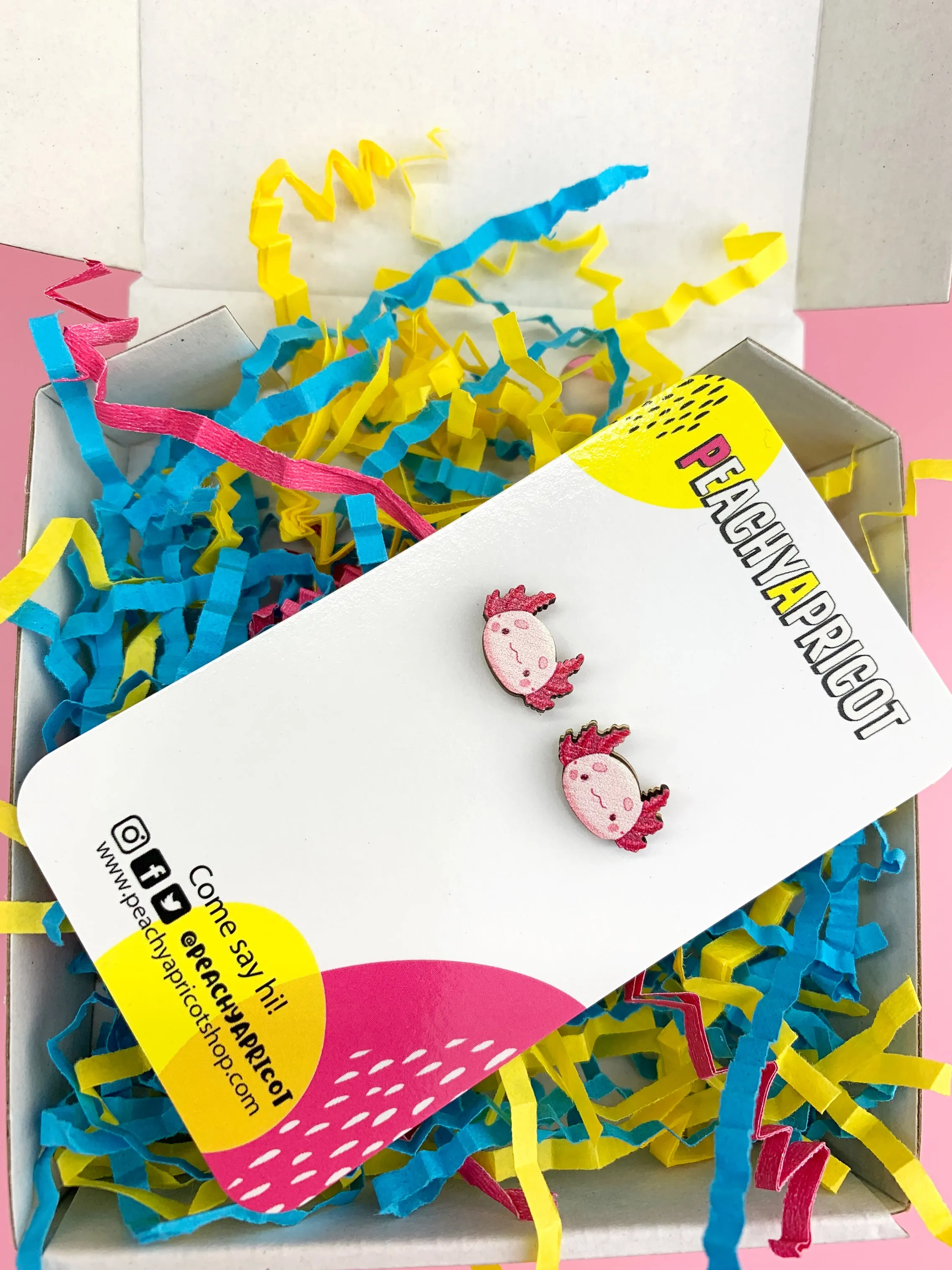 Axolotl Earrings