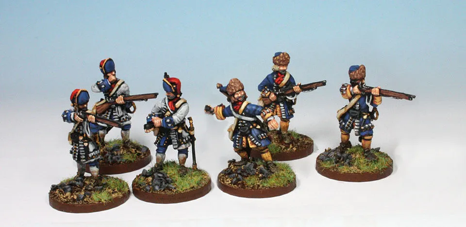 B019 Converged Grenadiers Attacking in Mixed Caps