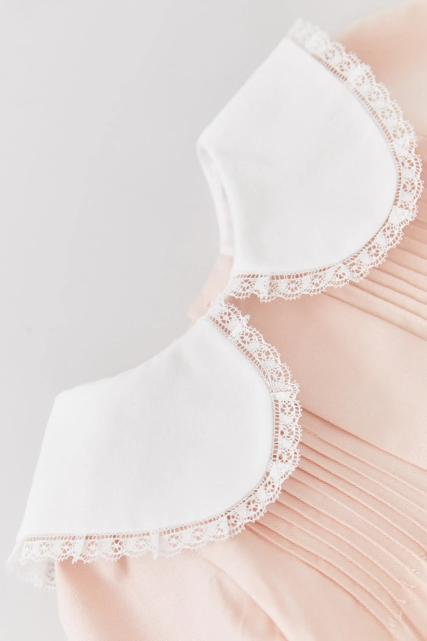 Baby Bubble Long Sleeve Dress in Blush Pink
