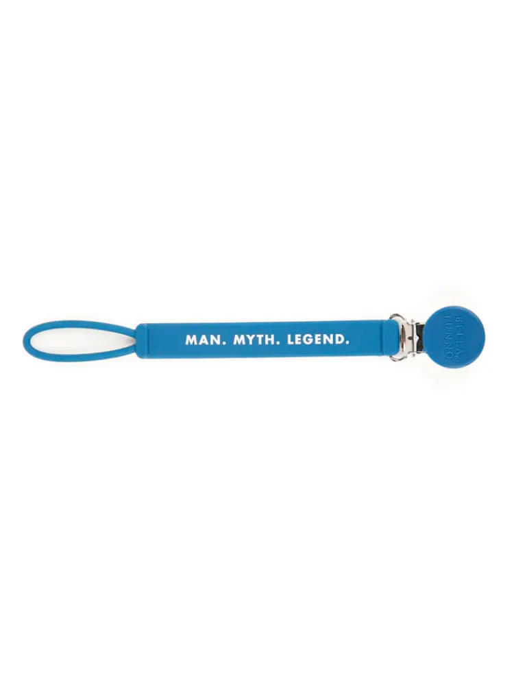 Bella Tunno Pacifier Clip - Man Myth Legend