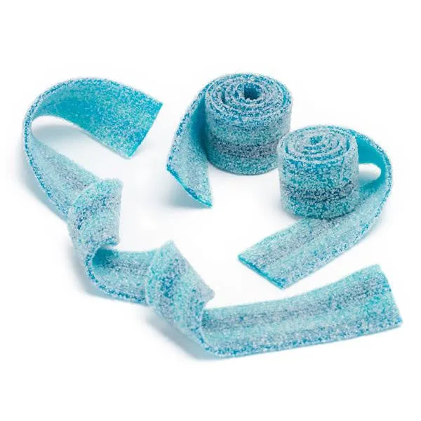 Berry Blue Sour Power Belts 6.6LB Bulk