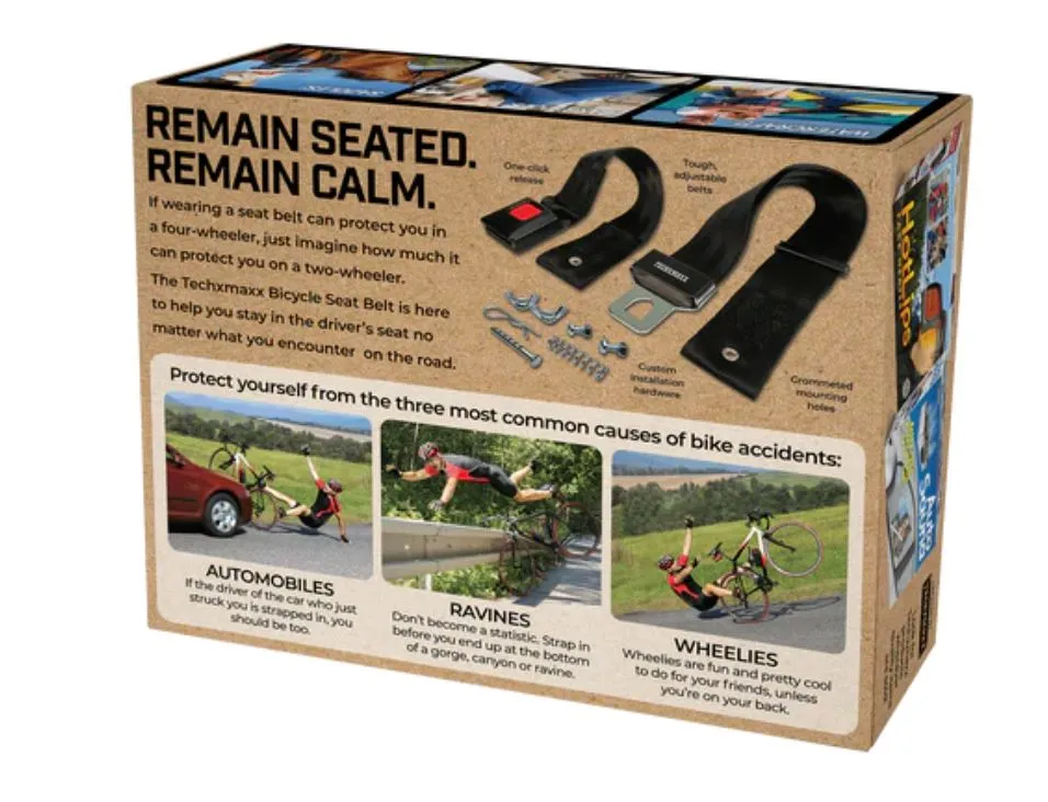 Bicycle Seat Belt-Prank Gift Box