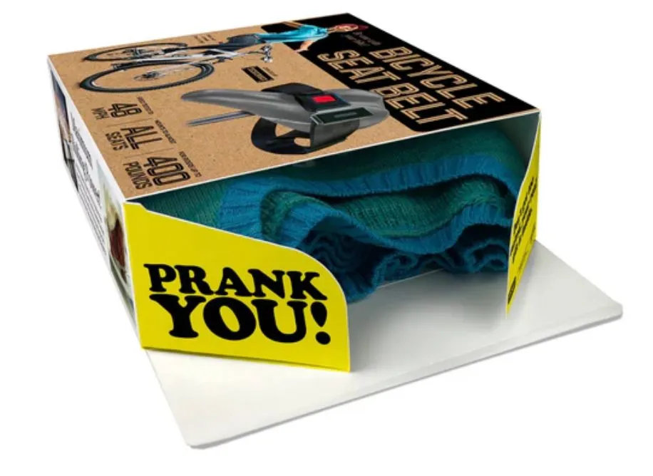 Bicycle Seat Belt-Prank Gift Box