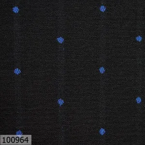 Black with Blue Dots Print Jacket