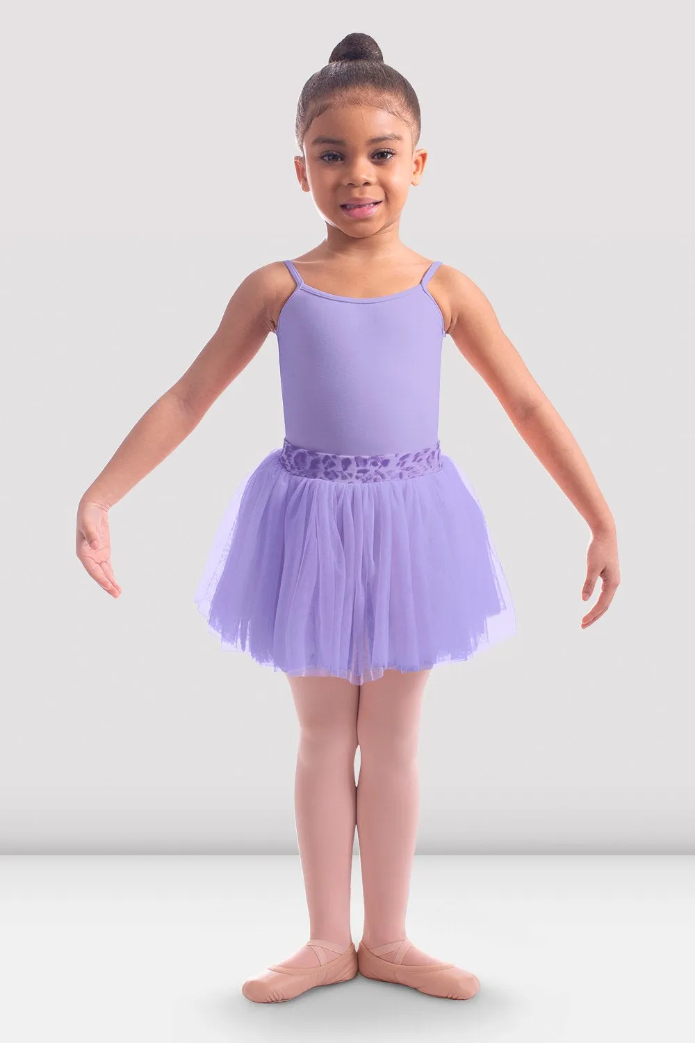 Bloch CL6521 Girls Ebonie Animal Print Band Tutu Skirt