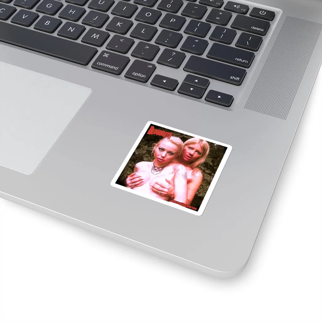 Blood Girls Square Stickers