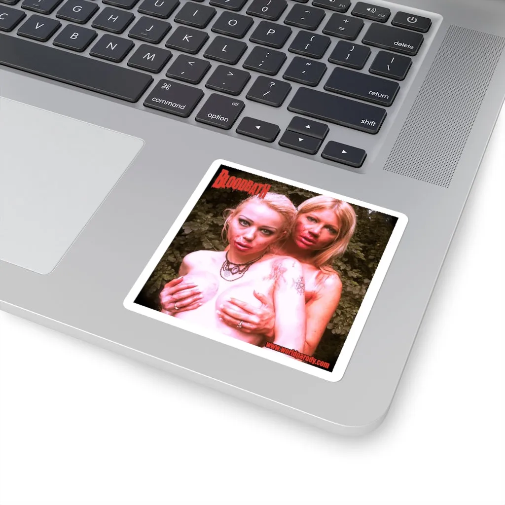 Blood Girls Square Stickers