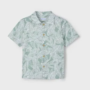 Boys Tropical Print Short Sleeve Shirt