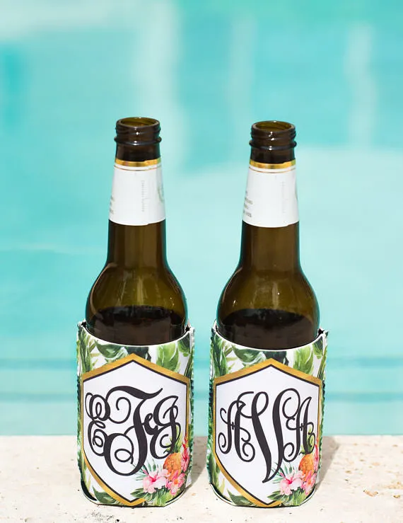 Bridal Party Tropical Drink Koozies